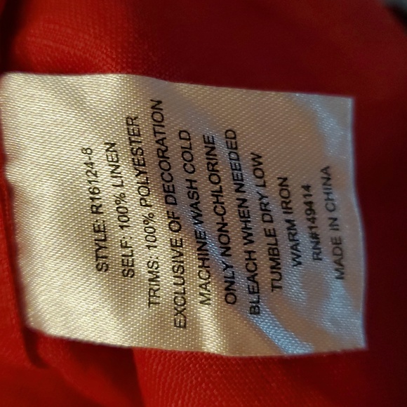 New Johnny Was 100% Linen "Messine" Top sz L - Picture 9 of 9